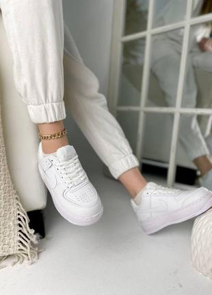 Жіночі кросівки nike air force 1 shadow white light violet5 фото