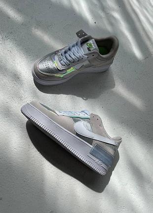 Жіночі кросівки nike air force shadow pure platinum