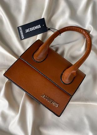 Маленька сумка mini brown 4