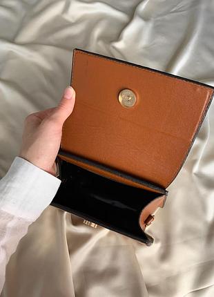Маленька сумка mini brown 8