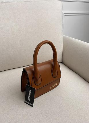 Маленька сумка mini brown 6