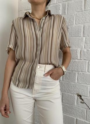 Стильна блуза з коротким рукавом3 фото