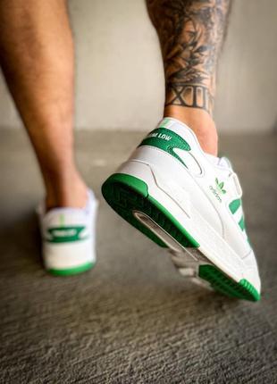 Кросівки adidas forum low white green3 фото