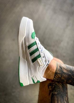 Кросівки adidas forum low white green5 фото
