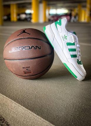 Кросівки adidas forum low white green7 фото