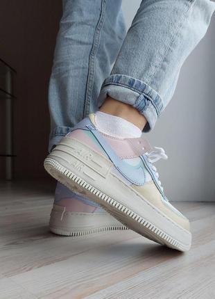 Жіночі кросівки nike air force 1 shadow multicolor 8