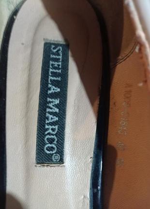 Шикарные фирменные туфли stella marco 40р стелька 25,5 , очень удобные5 фото