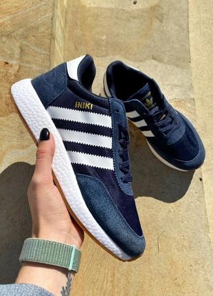 Чоловічі кросівки adidas iniki blue/ мужские кроссовки адидас иники синие2 фото