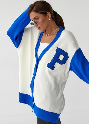 Кардиган синій колір