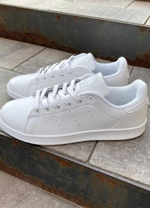 Жіночі кеді adidas stan smith white / жіночі кеди адідас стан сміт