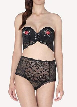 Бюстгальтер бандо intimissimi super push up gioia fascia rodeo lace 75c/80b10 фото