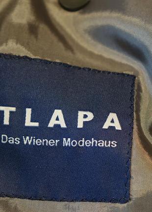 Мягкий темно-серый неформальный льняной пиджак tlapa австрия ( вена) 54  р.5 фото
