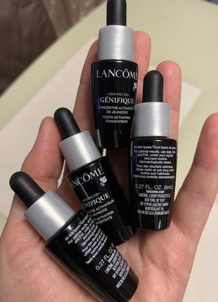 Вдосконалена сиворотка - активавтор  молодості шкіри lancome advanced genifique youth activating concentrate 7 мл3 фото