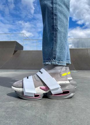 Черевики жіночі balmain b-bold sneakers grey/ботинки женские балмайн б болд6 фото