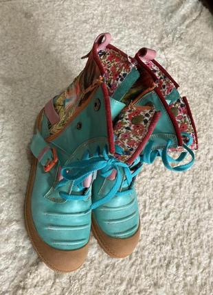 Laura vita черевики, ботинки, вінтаж, круті, шкіра франція