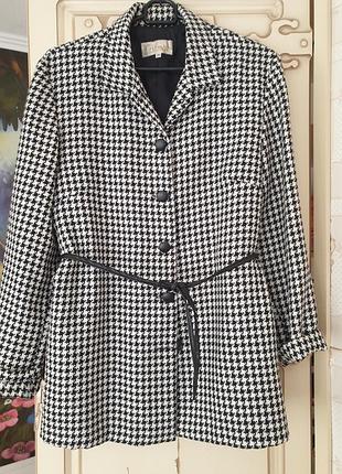 Рубашка жакет піджак в гусину лапку