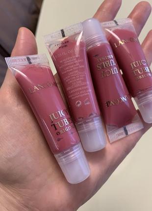 Легендарний блиск для губ lancôme juicy tube original ягідний напівпрозорий відтінок7 фото