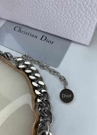 Dior-чокер-ланцюг сріблення 6