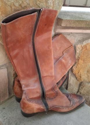 Жіночі домісезонні шкіряні чоботи tremp.