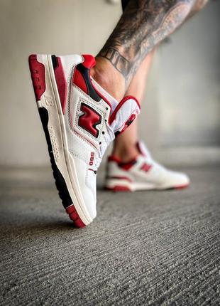 Кросівки жіночі new balance 550 white red/кроссовки женские нью беланс 5505 фото