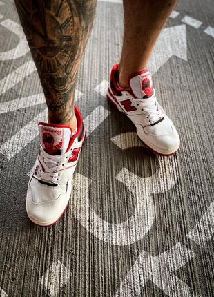 Кросівки жіночі new balance 550 white red/кроссовки женские нью беланс 5506 фото