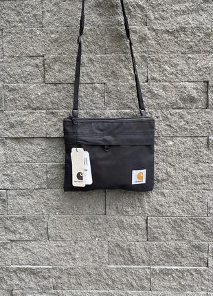 Сумка месенджер carhartt vernon strap bag black1 фото