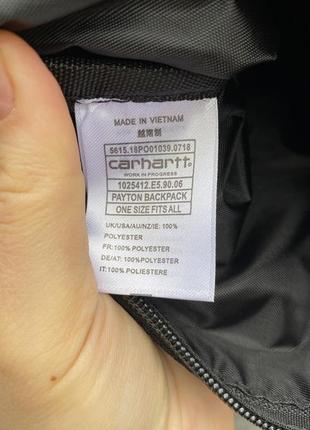 Сумка месенджер carhartt vernon strap bag black9 фото