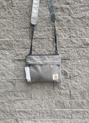 Сумка месенджер carhartt vernon strap bag grey