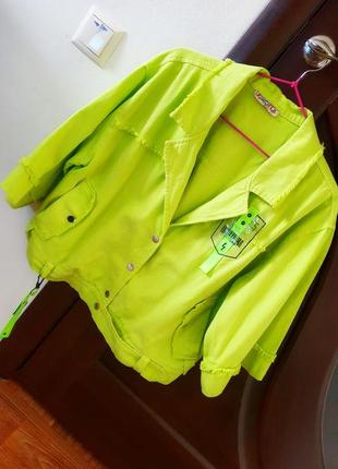 Класний джинсовий піджак в ідеальному стані розмір xl