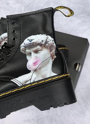 🔥черевики жіночі шкіра dr. martens jadon black david8 фото