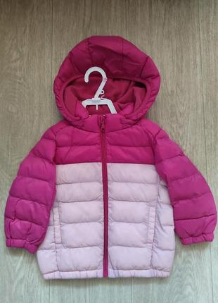 Деми ультралегкая куртка для малышей uniqlo 18-24м.