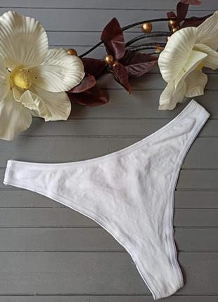 Хлопковые трусики стринги
