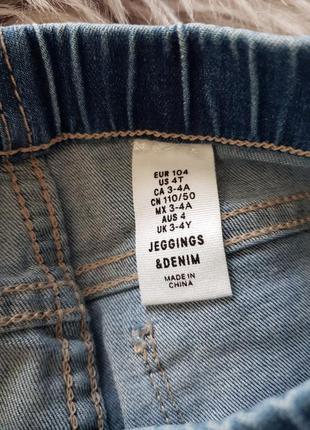Джегинсы для девочки, джинсовые лосины 7