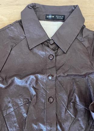 Рубашка кожзам