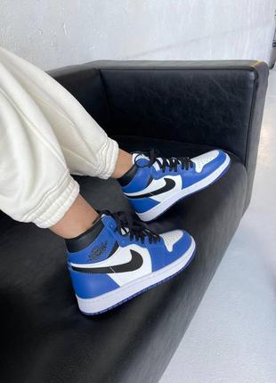 Кросівки жіночі nike air jordan retro 1 game royal/кроссовки женские найк аир джордан рэтро 15 фото