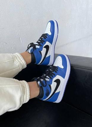 Кросівки жіночі nike air jordan retro 1 game royal/кроссовки женские найк аир джордан рэтро 16 фото