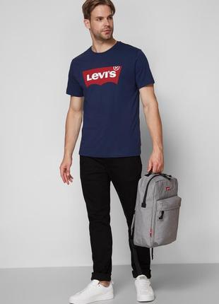 Мужская футболка levis с большым лого
