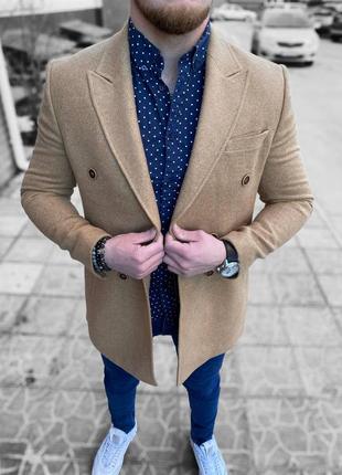 Мужское стильное пальто чоловіче стильне пальто2 фото