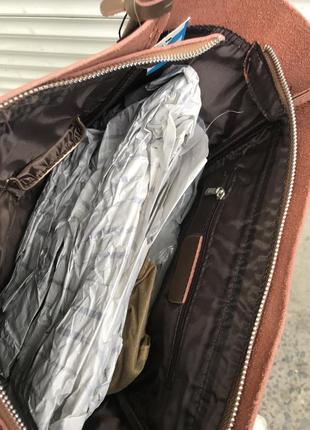 Кожаная сумка сумка кожаная с медным отливом италия5 фото