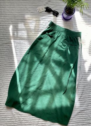 Юбка максі,изумруд,смарагд