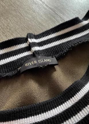 Стильная блуза топ кофточка цвета хаки от river island3 фото