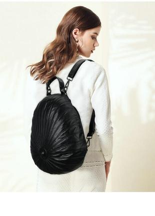 Яскрава оригінальна сумка рюкзак смужки в стилі печворк2 фото