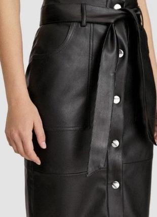 Спідниця з еко шкіри