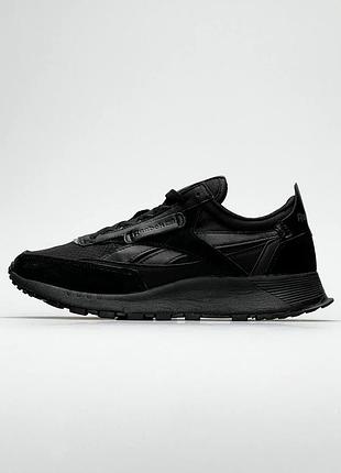 Мужские кроссовки reebok cl legasy all black чоловічі кросівки reebok