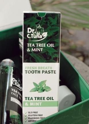 Зубна паста tea tree з олією чайного дерева2 фото