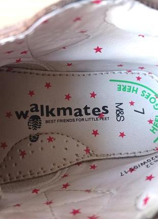 Суперовые кожаные ботинки walkmates uk7 стелька 15,7 см6 фото