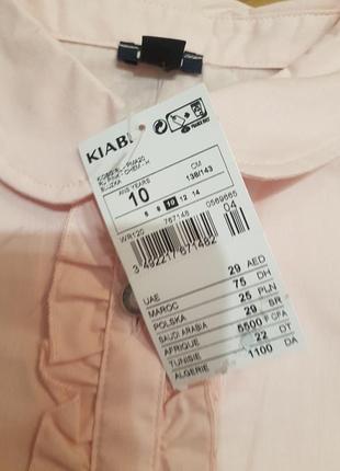 Рубашка для дівчинки 10років kiabi італія3 фото