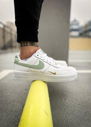 Кросівки nike air force 1 mini swoosh white green