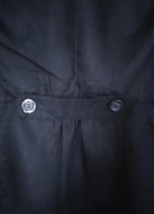 100% льон стильний чорний льняний піджак жакет пиджак розмір 44-465 фото