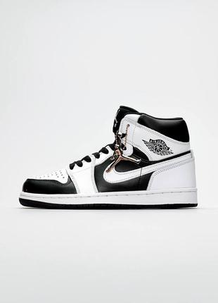 Женские кроссовки nike air jordan high all white жіночі кросівки nike